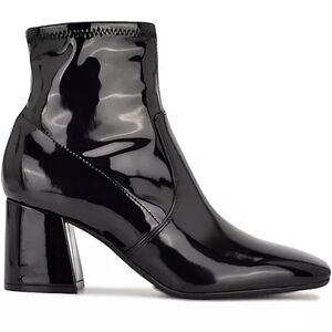 Nine West | Viper Patent Ankle Boots, Size 8.5